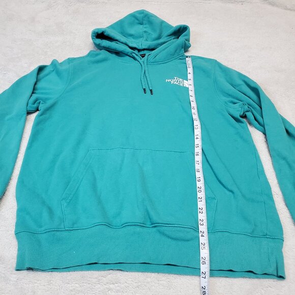 The North Face Teal Never Stop Exploring Casual Hoodie Pullover Sweatshirt Men M - Picture 3 of 5